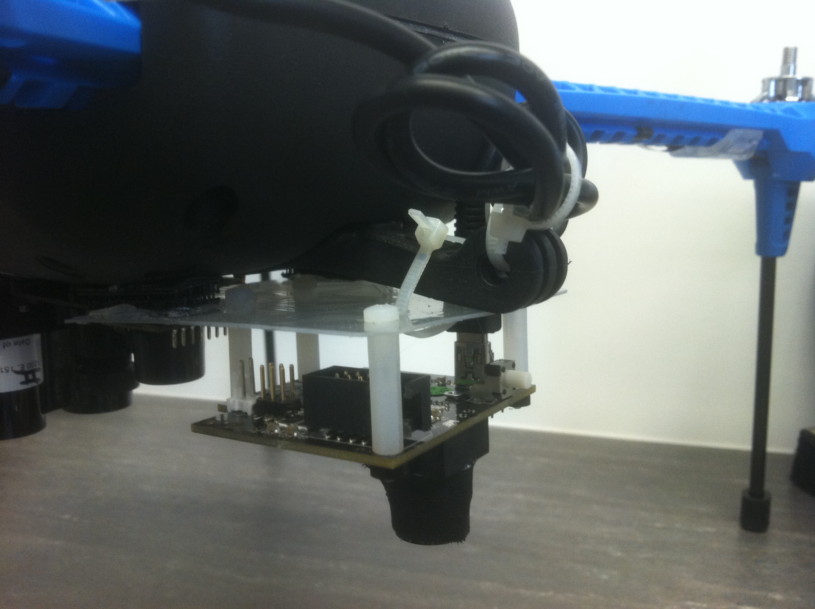 Pixy cam mounting: side view
